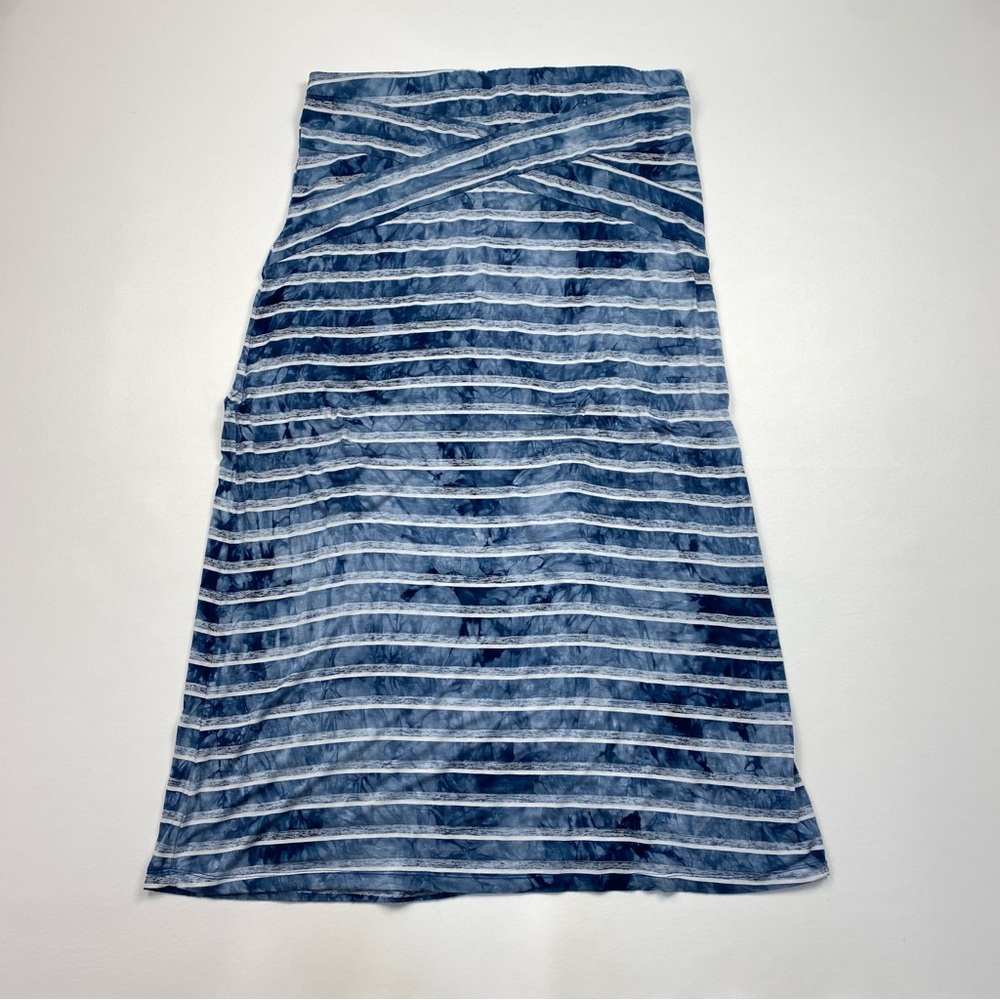 Women’s One World Striped Maxi Skirt Size Large